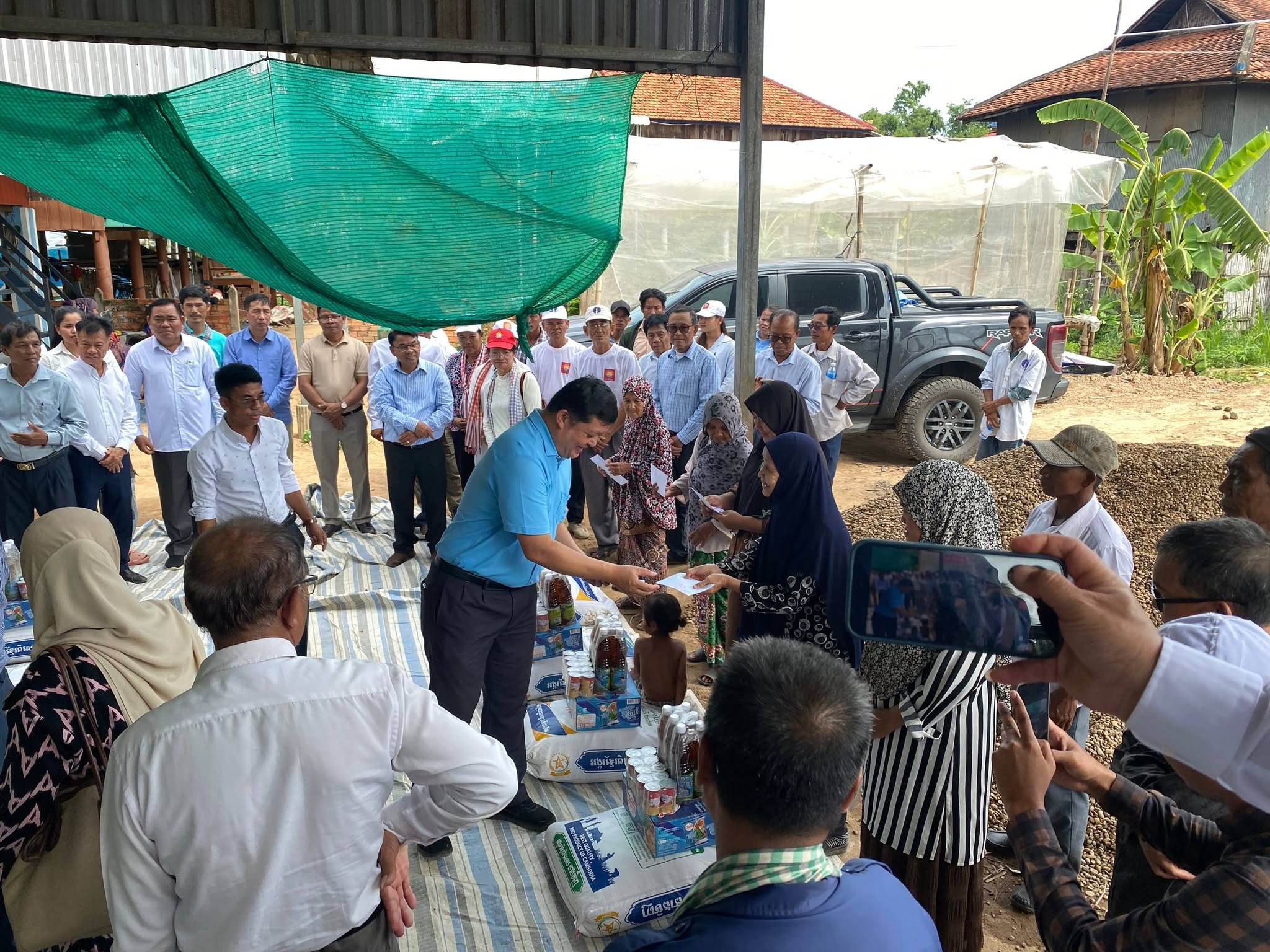 Delivering aid directly to families in need